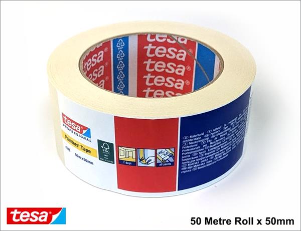 Tesa 4348 Painters Masking Tape 50mm - Single