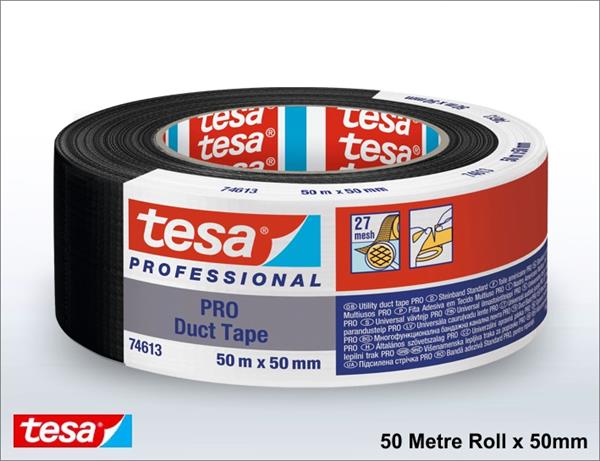 Tesa 74613 Duct Tape Black - Single