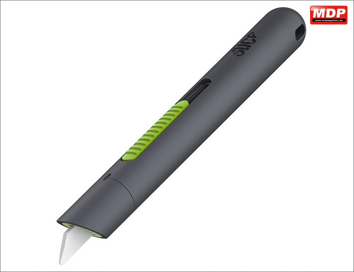 Slice Auto-Retractable Pen Cutter - Grey