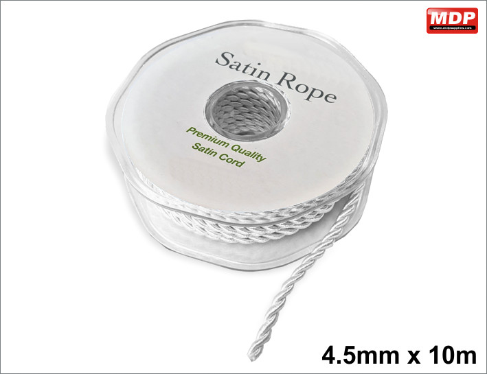 Satin Rope White - 4.5mm