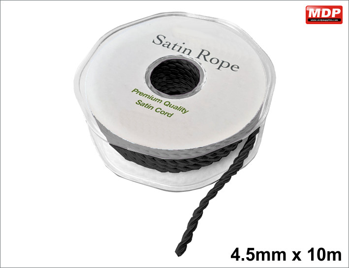 Satin Rope Black - 4.5mm