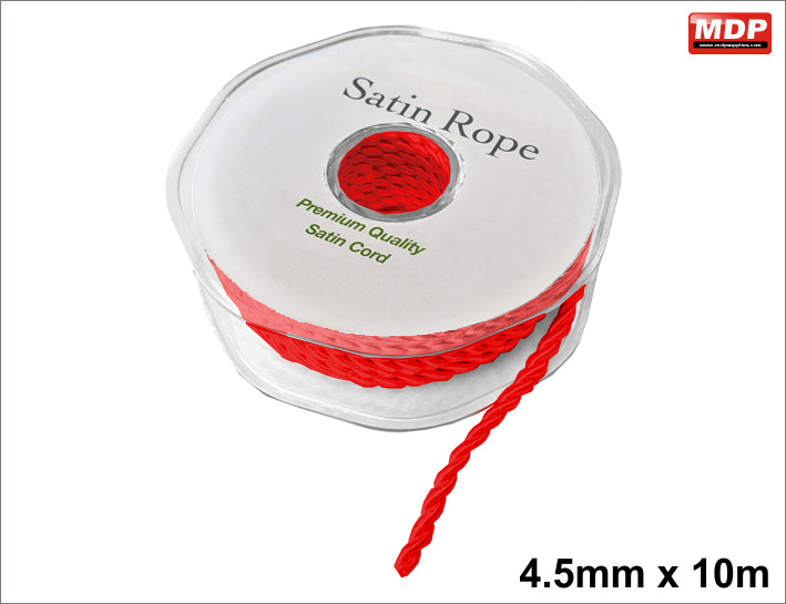 Satin Rope Red - 4.5mm