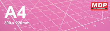 DeTape A4 Cutting Mat - Pink
